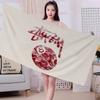 Black And White S-StussyS Anime Beach Swimming Towel Soft Absorbent Washcloth Children's Gifts for Kids Travel Camping Gym