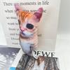 NEW El Gato Cat Plush Toy Stuffed Lifelike Cats Plush Toy Simulation American Shorthair Cute Cat Doll Pet Toys 22cm