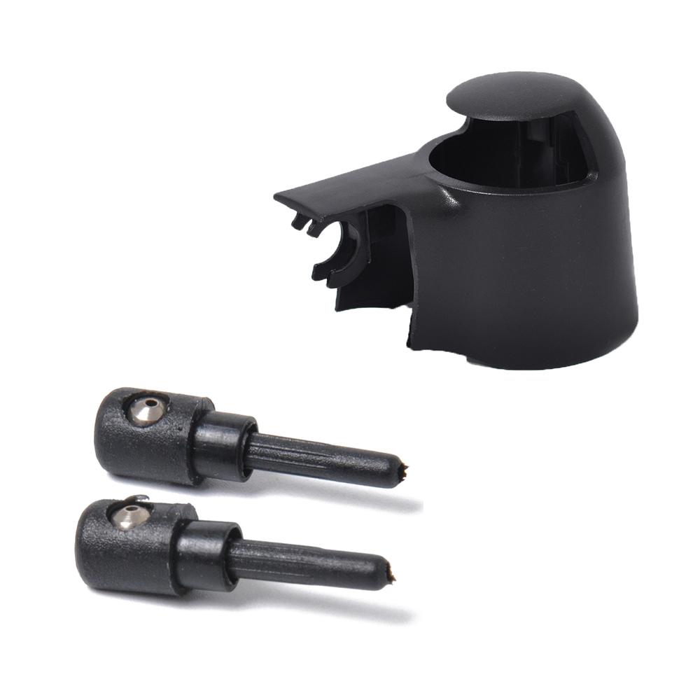Capac de șaibă cu piuliță pentru brațul ștergătorului spate Misima și duză de jet pentru VW Polo Passat B6 B7 Touran Tiguan Golf Scirocco Caddy Transporter