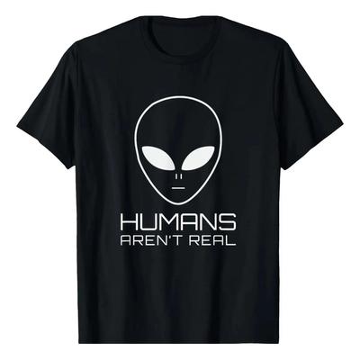 Divertida Camiseta De Ovni: Alien Humans Are Real