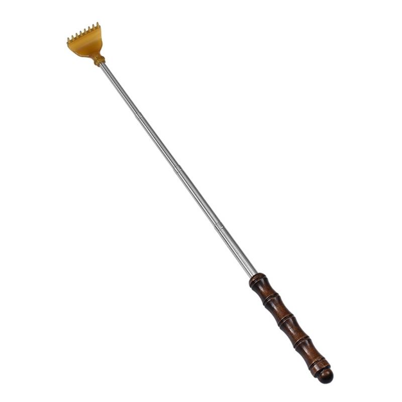 

Adjustable Length Back Scratcher Itch Relief Tool Stainless Steel Texture Suitable for Easy Reach and Portability 1