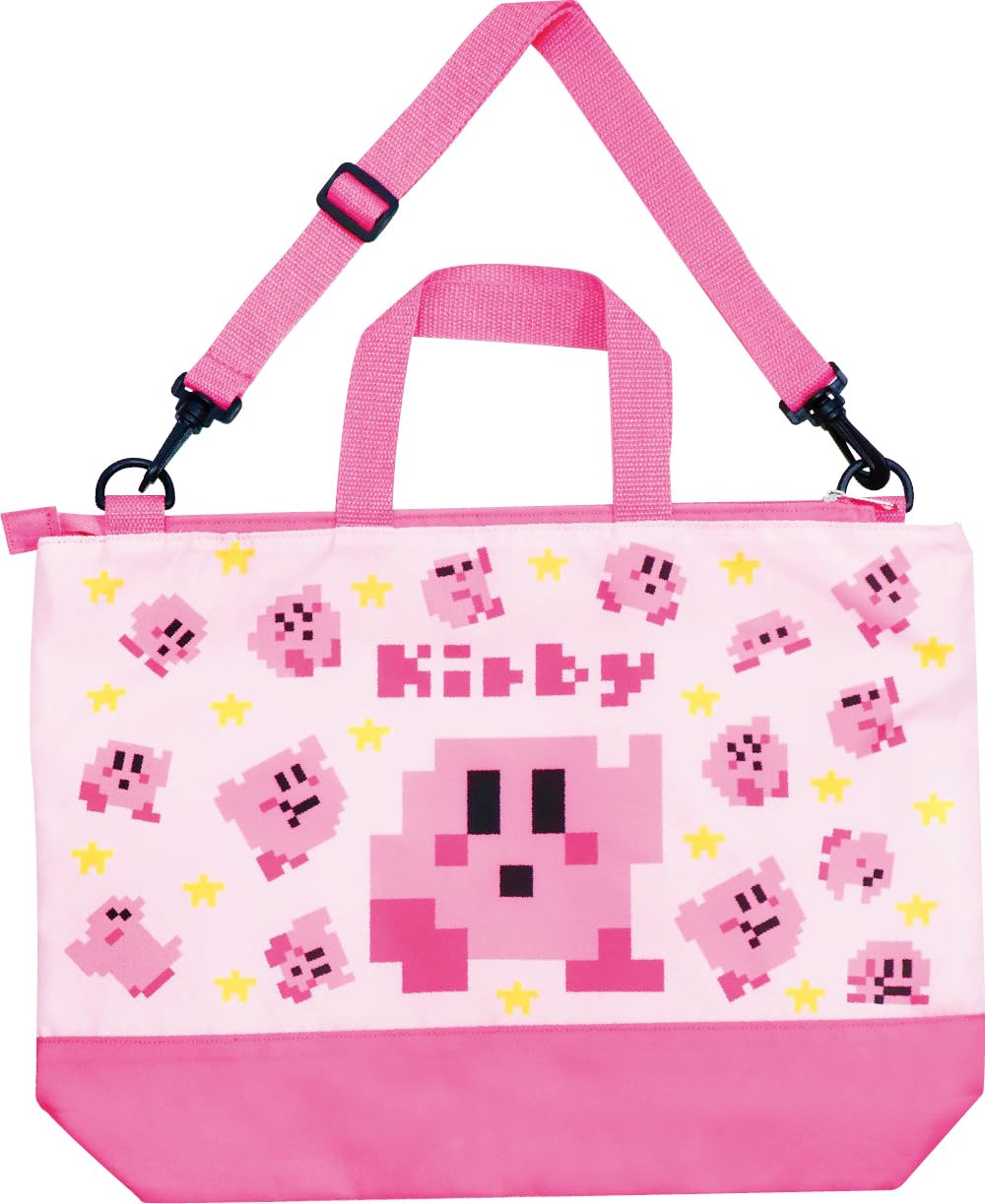 

Kirby of the Stars x Makoto Ozu Zipper 2WAY Tote Bag Pink H31 x W42 x SBF534 [J s Planning] D7.5cm рожевий