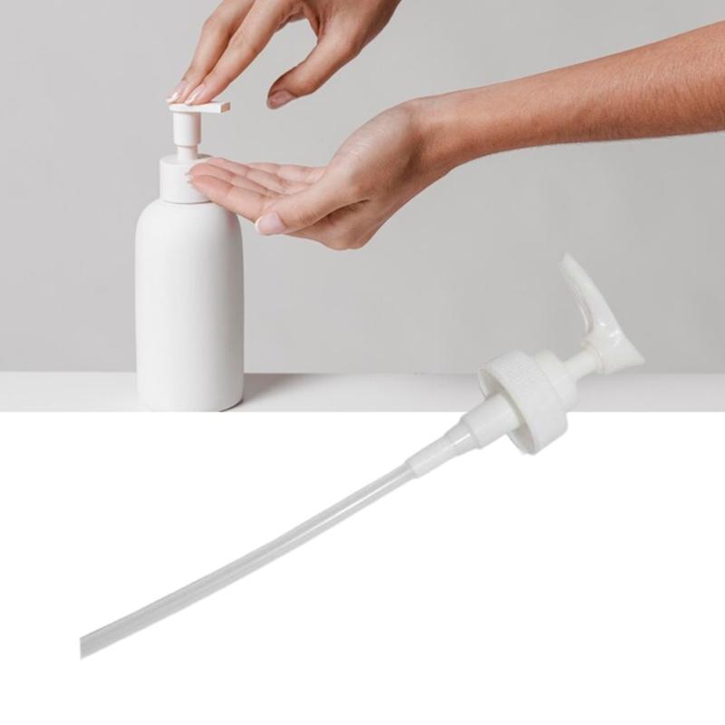 6Pcs Replacement Pump With Adjustable Tube Leakproof Lock Mechanism Compatible 1 Gallon Bottles Liquid Soap Dispenser