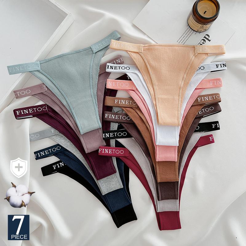 7 ks/sada bavlněné kalhotky dámské spodní prádlo dámské sexy kalhotky tanga dámské kalhotky spodní prádlo jednobarevné intimní prádlo