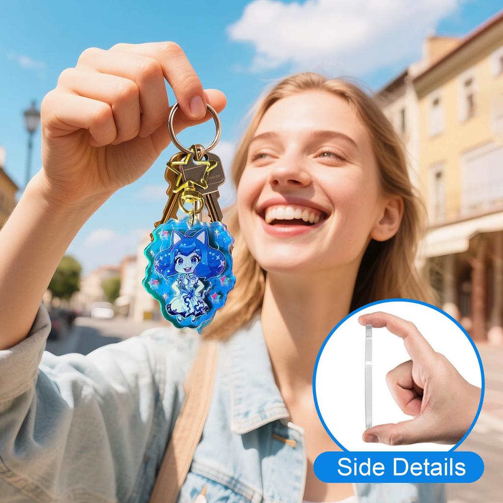 Akryl Nøkkelring Anheng Student Skoleveske Søt Dekorasjon Liten Gave