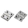 10Pcs/Lot 2020 Aluminum Profile Metal Hinge Zinc Alloy Hinge Aluminum Profile Hinge  Hardware  Support Hinge