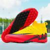 New high-top men's and women's football shoes long nails broken nails competition training shoes adult grass sports shoes