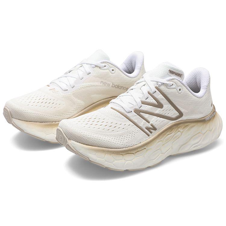 New Balance Fresh Foam X More v4 White Gold Metallic Women