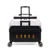 Dog Cat Transparent Bubble Carrier Airline Approved Hard Shell Portable Rolling Luggage Travel Case Dog Stroller Dog Car