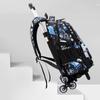 School Bags with Wheels School Rolling Backpacks for Boys Trolley Bag Waterproof Orthopedic School Bag Student Wheeled Backpack