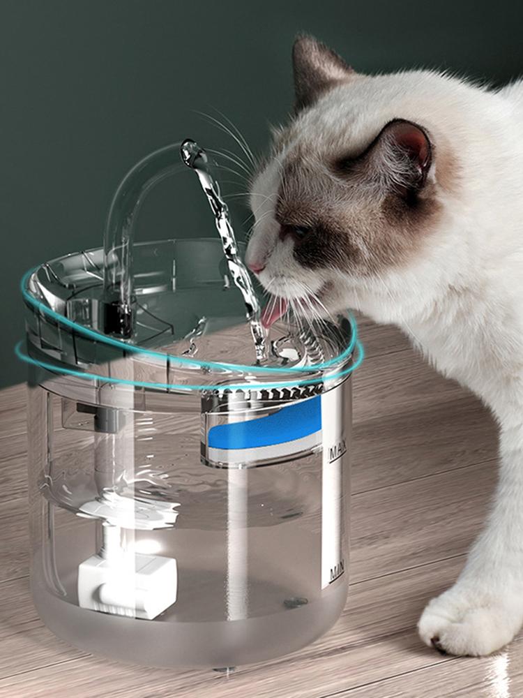 Cat Water Fountain Replacement Filter Upgrade Cat Fountain Filter Water Pump Cleaning Tool Cat Fountain Accessories for Cats