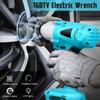 AC 100-240V 50-60H Cordless Impact Wrench Machine Set 19800mAh Electric Drill Hammer Tool 19800mah Li-lon Battery W/ LED Light New