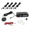 Qiilu Parking Sensor, Black Parking Sensor Reverse Radar Kit Warning Sound Indicator Probe System
