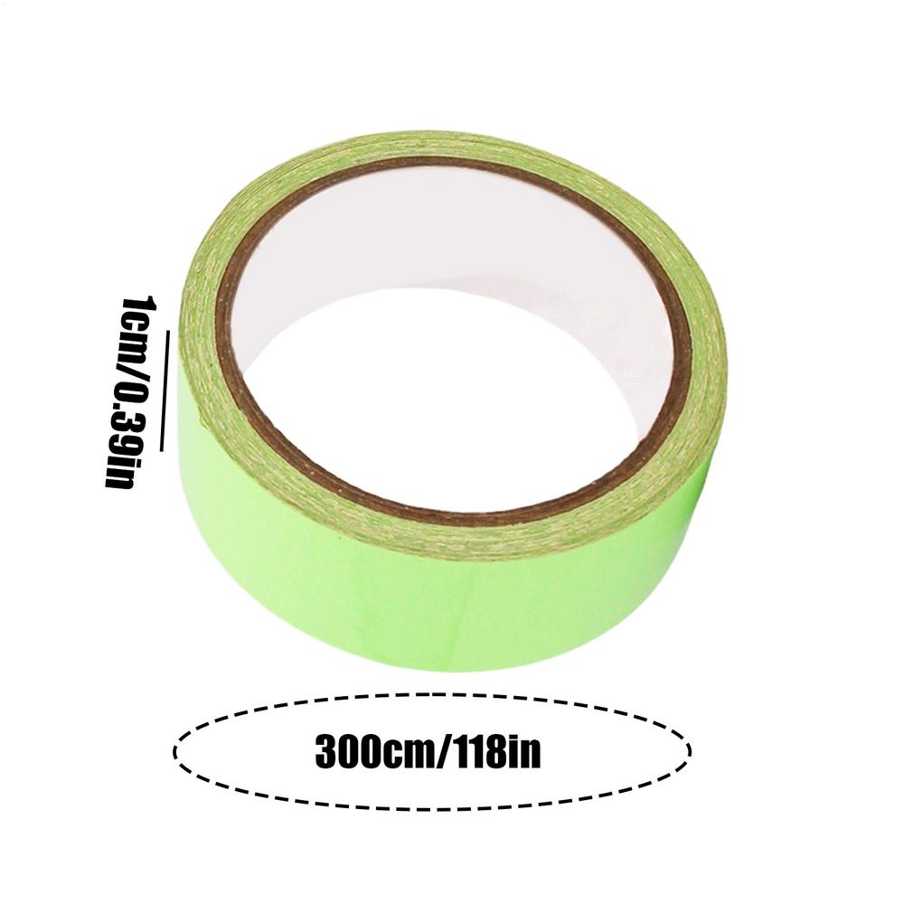 

Glow Tape For Stage PVC Green Fluorescent Adhesive Tape Easy To Apply Reflective Night Decorations For Home Marking Stair Dance