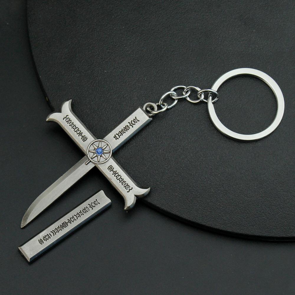 Anime Náhrdelník Dracule Mihawk Křížový Meč Přívěsek Choker Náhrdelníky Pánské Šperky Doplňky Dárek