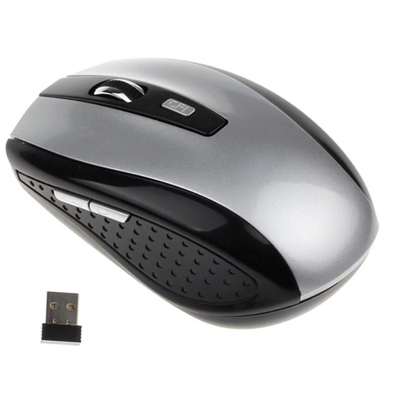 2.4G Usb Red Optical Wireless Mouse 6D For Computer Laptop Gaming Mice Ergonomically-Designed Wireless Mouse