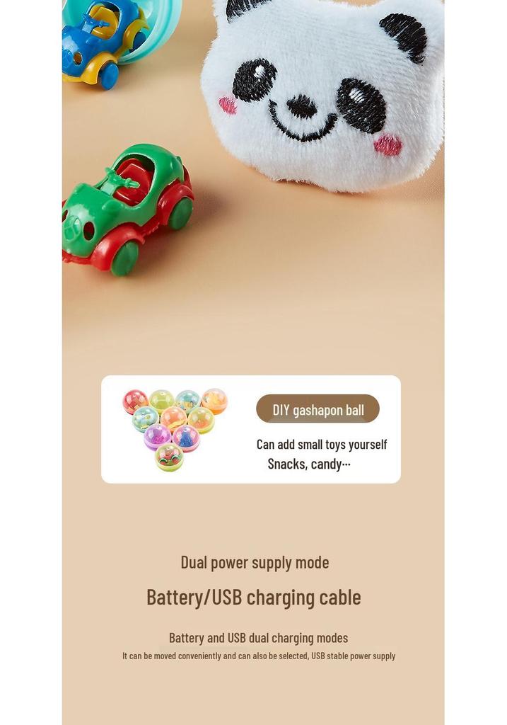 Kids' Mini Claw Machine: Home Electric Sound & Light Toy for Gashapon and Prizes