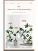 Luxurious Large Faux Green Plant Decoration for Indoor Use