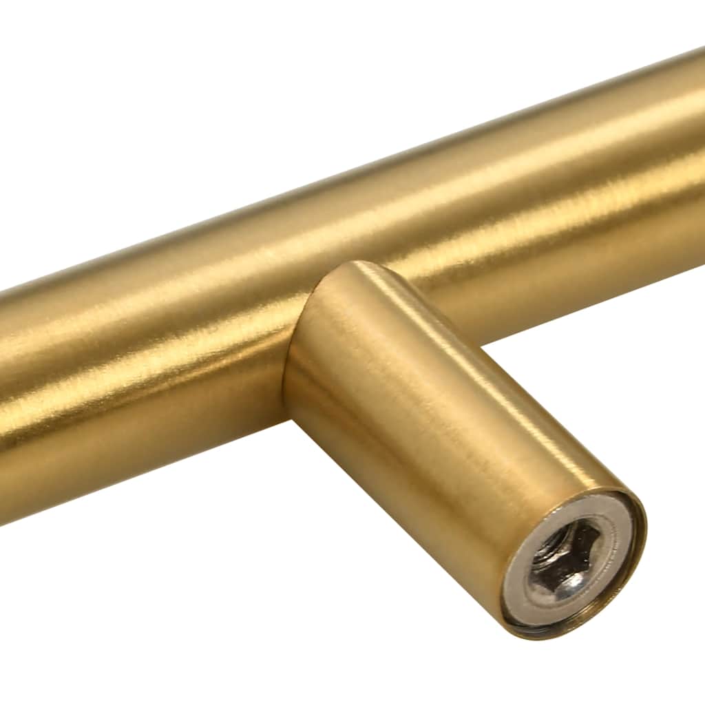 Furniture Handles 5 Pcs Golden 320 Mm Stainless Steel