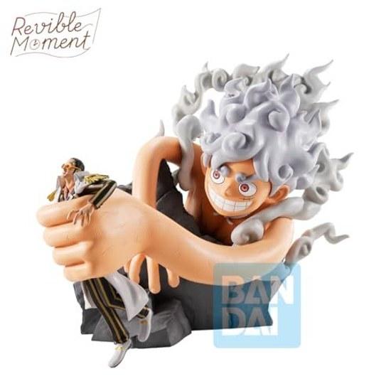 Ichiban Kuji One Piece Future Island Egghead Burst Energy Prize Monkey D. Luffy Gear 5 VS Borsalino Revible Moment