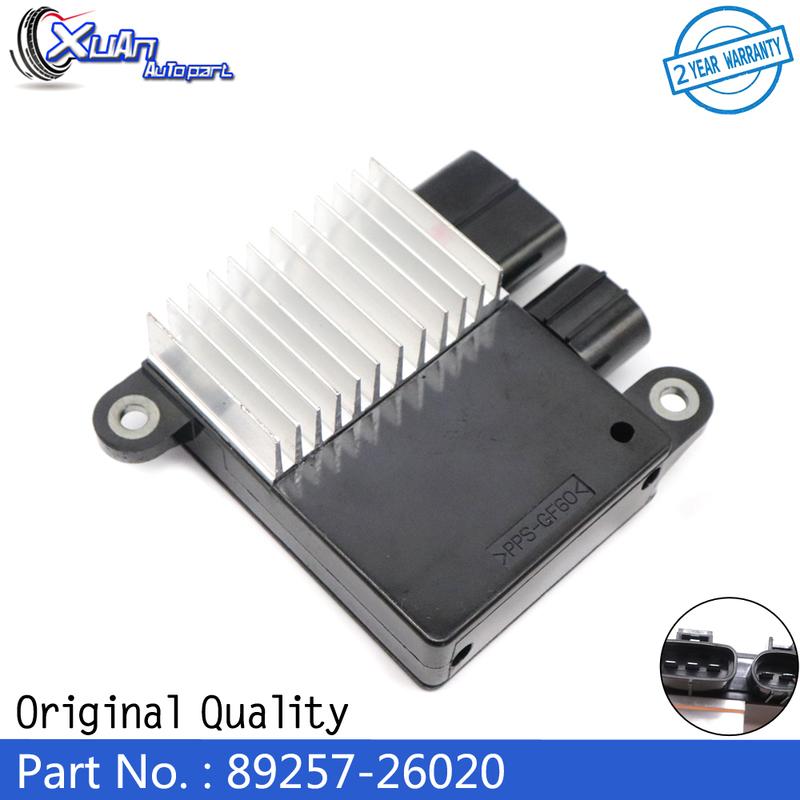 XUAN Radiator Cooling Fan Control Module 89257-26020 for Mazda 5 CX-7 Pontiac Vibe for Toyota Corolla Matrix 8925726020