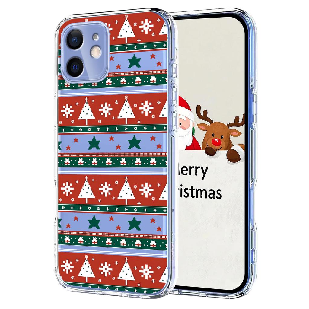 For iPhone 11 Case Christmas Themed Pattern Printing TPU Phone Back Cover