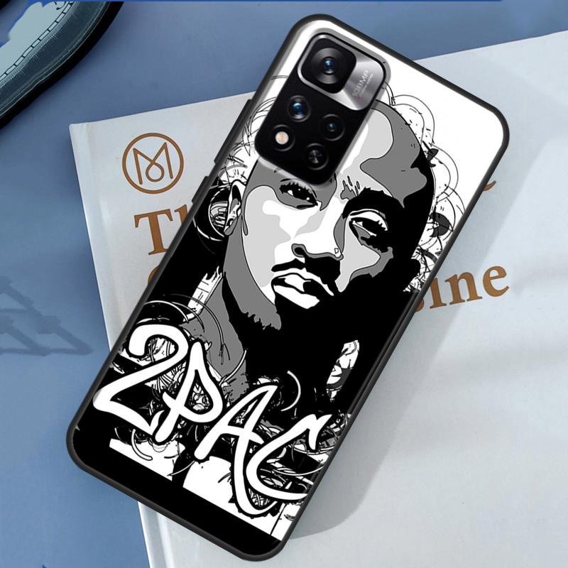 Rapper 2pac Sänger Tupac Hülle Für Xiaomi Redmi 14C 13C 10C 12C Redmi Note 13 14 Pro 12 11 9 10 9S 10S 11S 12S Abdeckung