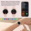 Fashion Smart Watch for Ladies Bluetooth Call DIY Custom Dial Heart Rate Sport Bracelet Waterproof Female Smartwatch Women