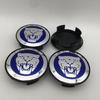 40pcs 3D 58mm For Car emblem Wheel hub Center Cap Badge covers sticker Decals Styling accessories