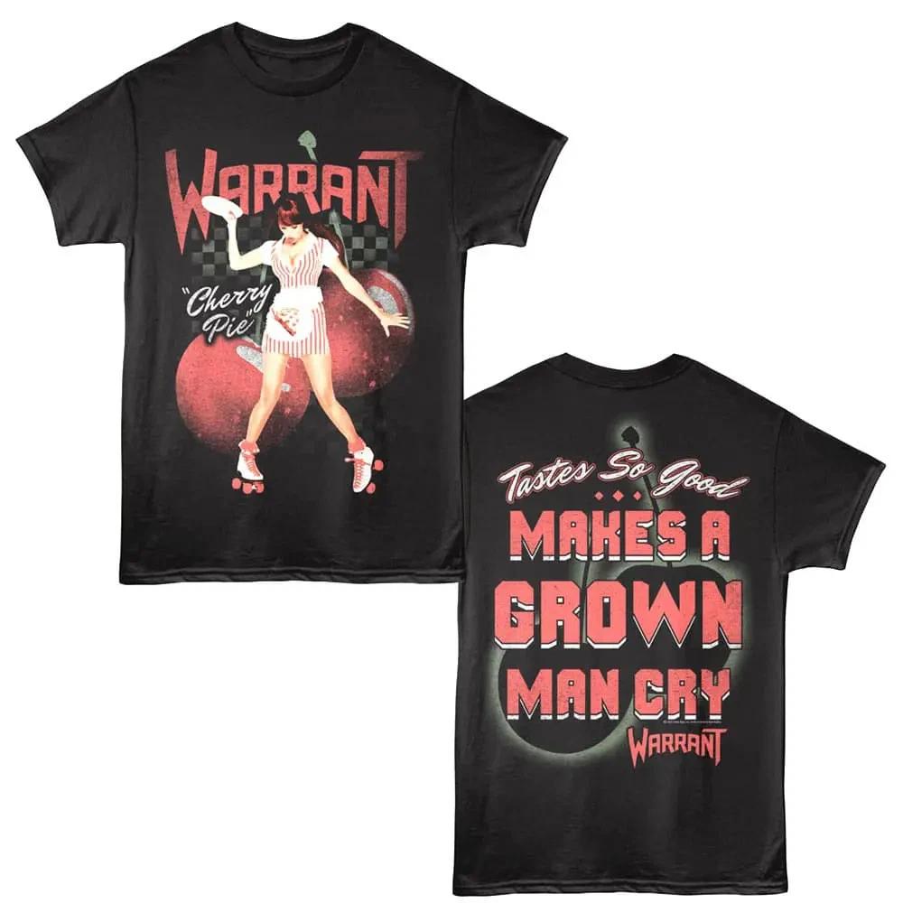 Warrant Cherry Pie Lyrics Men s T Shirt S