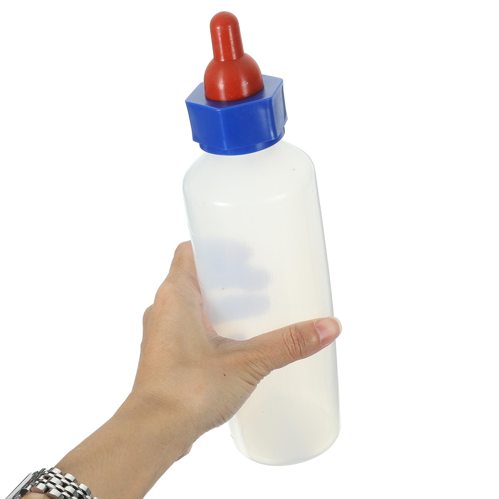 500Ml Animal Feeding Bottle Large Capacity Safe Nursing Tool for Lamb Sheep Goat Livestock Milk Feeder Lamb Feeding Bottle 30X6.5X6.5CM