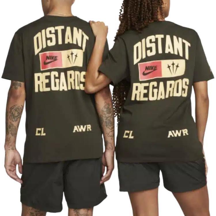 Nike Nocta Collaboration Printed Cotton Short Sleeve T-Shirt for Men