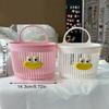Multifunctional Cartoon Small Hanging Basket Bathroom Face Towel Storage Basket Kitchen Dormitory Bedside Wall Hanging Basket