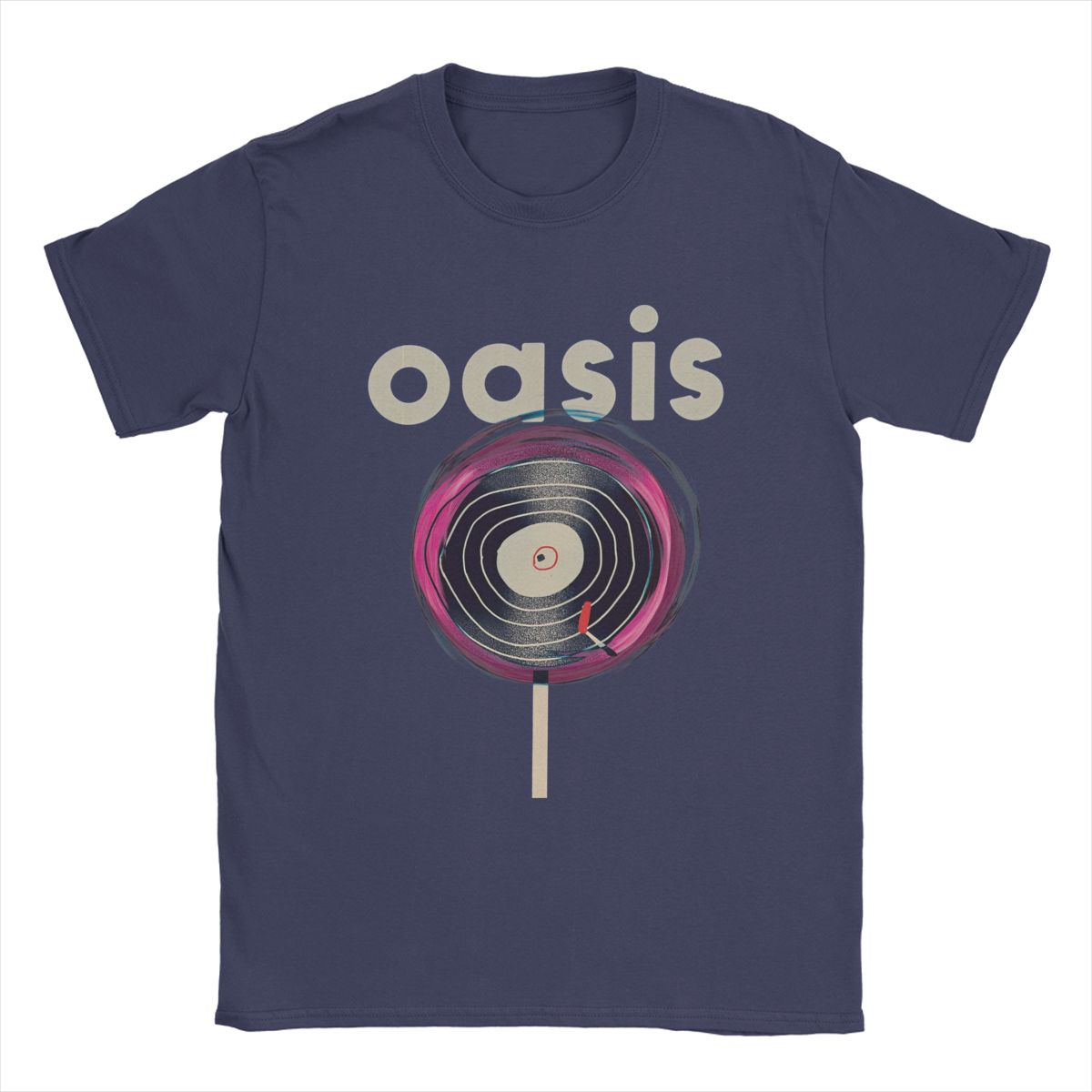 

O-Oasis Rock 90 s Band T-Shirts for Men British Music Albums Funny 100% Cotton Tees Round Neck Short Sleeve T Shirts Gift Idea 3XL