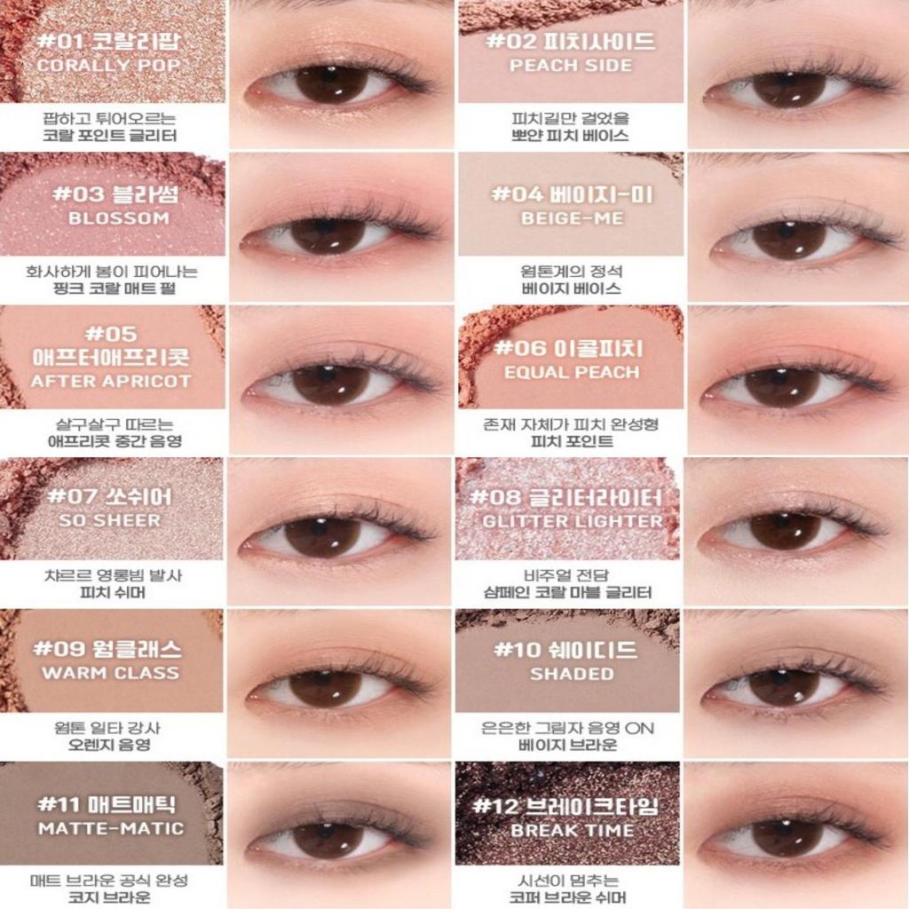 ZEROBASEONE pick) colorgram Pin Point Eyeshadow Palette 6 Colors