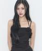 ILLIGO Rose Ruffle Sleeveless Black