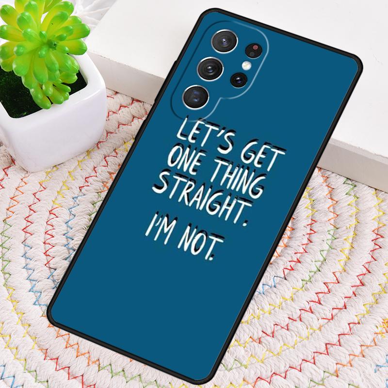 Lass uns eins klarstellen Silikon-Handyhülle für Samsung Galaxy Note 10 Pro S26 S25 S24 S23 S22 S21 Plus S25Ultra Capa Cover