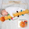 Baby Rattle Musical Caterpillar Worm Soft Infant Plush Toys Educational Interactive Sensory Toy for Babies Newborn Toddler Gift