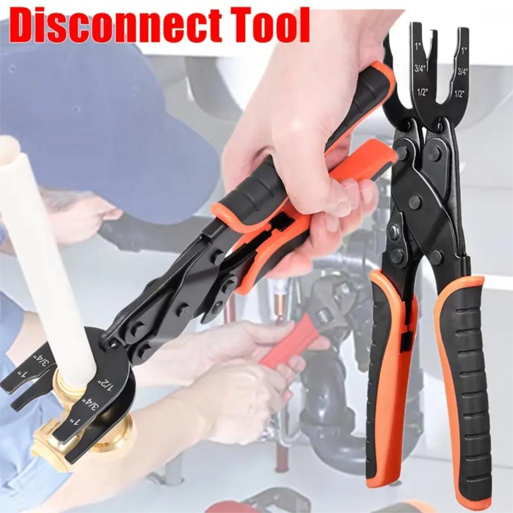 Push-to-Connect Demontagewerkzeug Trennzange Werkzeug für 1/2", 3/4", 1" Steckverbinder Sanitärwerkzeuge zum Entfernen PEX PVC Kupferrohr