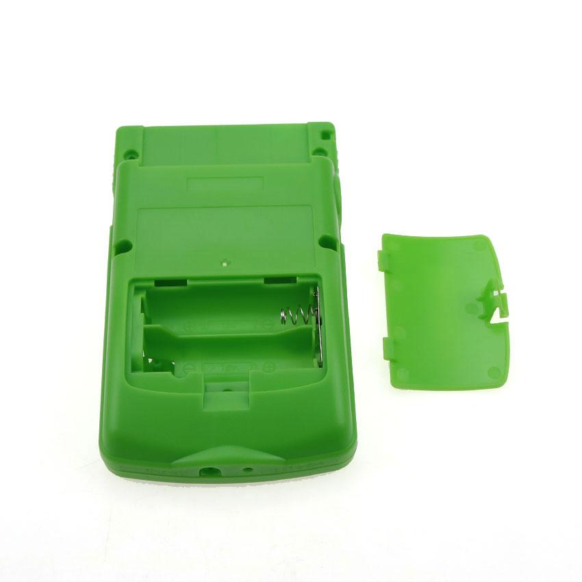 JCD Kunststoffgehäuse für Gameboy Advance GBC-Konsole mit Tasten, Schrauben, Aufklebern und Etikettenteilen