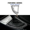 Kohlefaser Für BMW 1er E82 E88 2008-2013 Zubehör Auto Schaltknauf Seitenleiste Aufbewahrungsbox Rahmen Aufkleber Zubehör