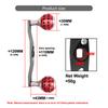 Manovella per Mulinello da Pesca Manovella Potenziata Pomello Metallico per Baitcasting Impugnatura per Jigging Set di Parti di Ricambio per Mulinello da Pesca