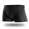 Men's Ultra-Thin Ice Silk Boxer Briefs - Breathable Seamless Summer Shorts