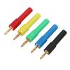 5Pcs Male to Female Banana Plug 2mm to 4mm PA Brass Bananas Plugs Adapter for Automobiles