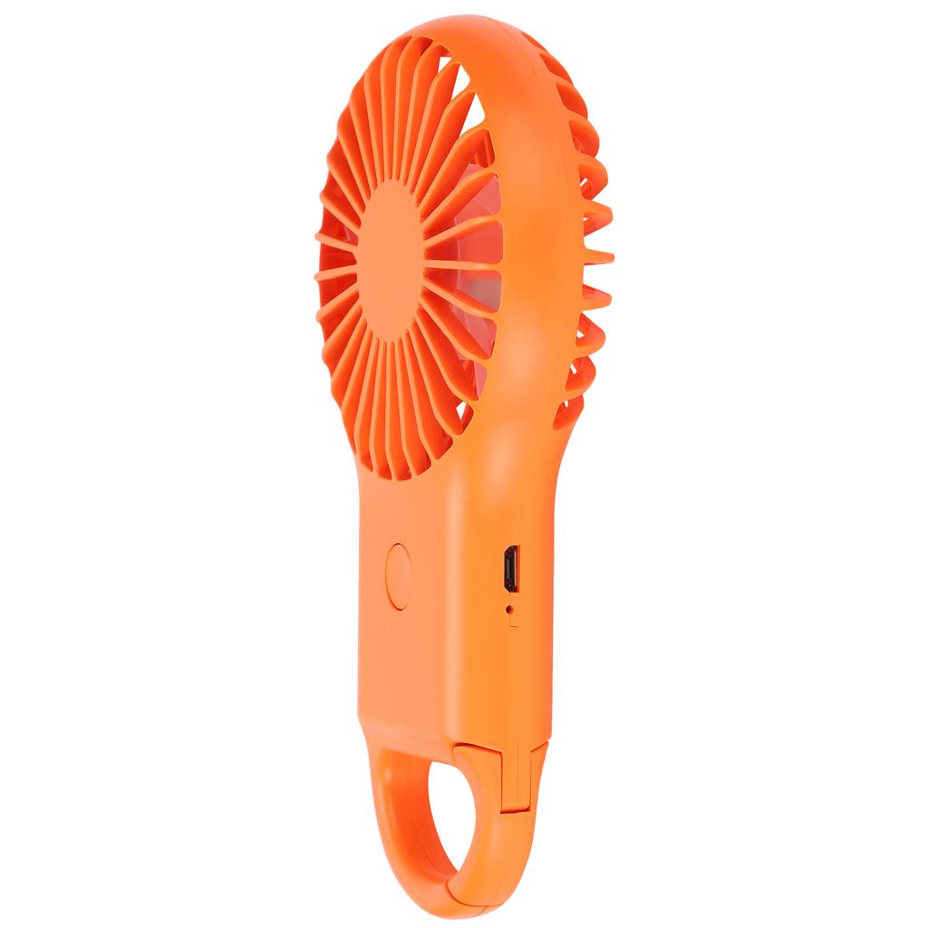 USB Charging Handheld Portable Fan 3 Speed     Fashionable Carabiner Fan