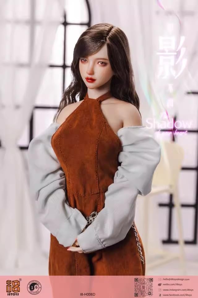 Scale Action Figure Set for TBLeague and Other i8TOYS Beautiful Female Jumpsuit and Outfit Set and Shoes Not [TOYBARJAPAN] 1/6 Figures, I8-H006C-D