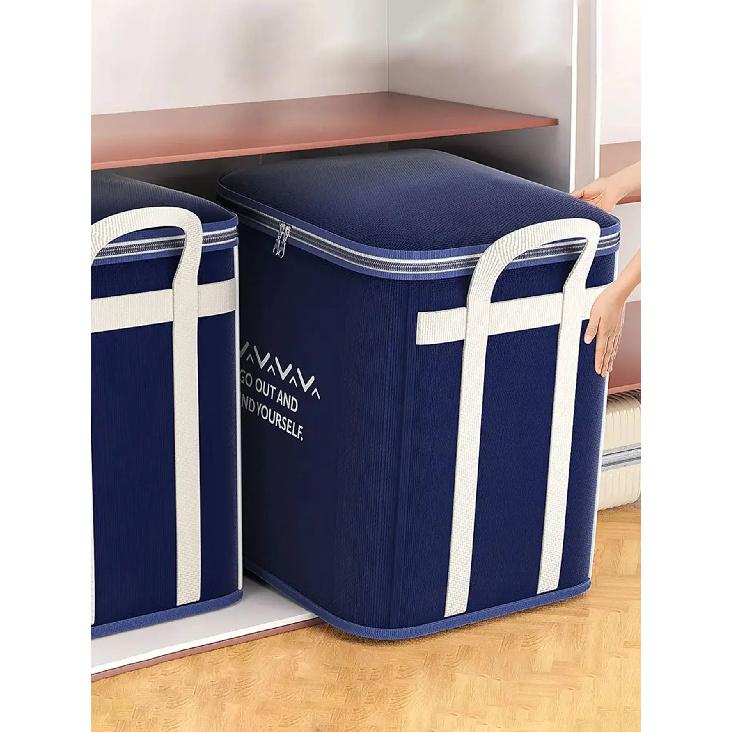 2PCS Seasonal Storage Bag Quilt Large Capacity Thickened Moving Quilt Bag Moisture proof Clothing Sorting Storage Box