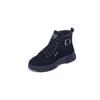 2024 Winter Korean Velvet Martin Boots for Female Students - Warm, Thickened Short Street Boots