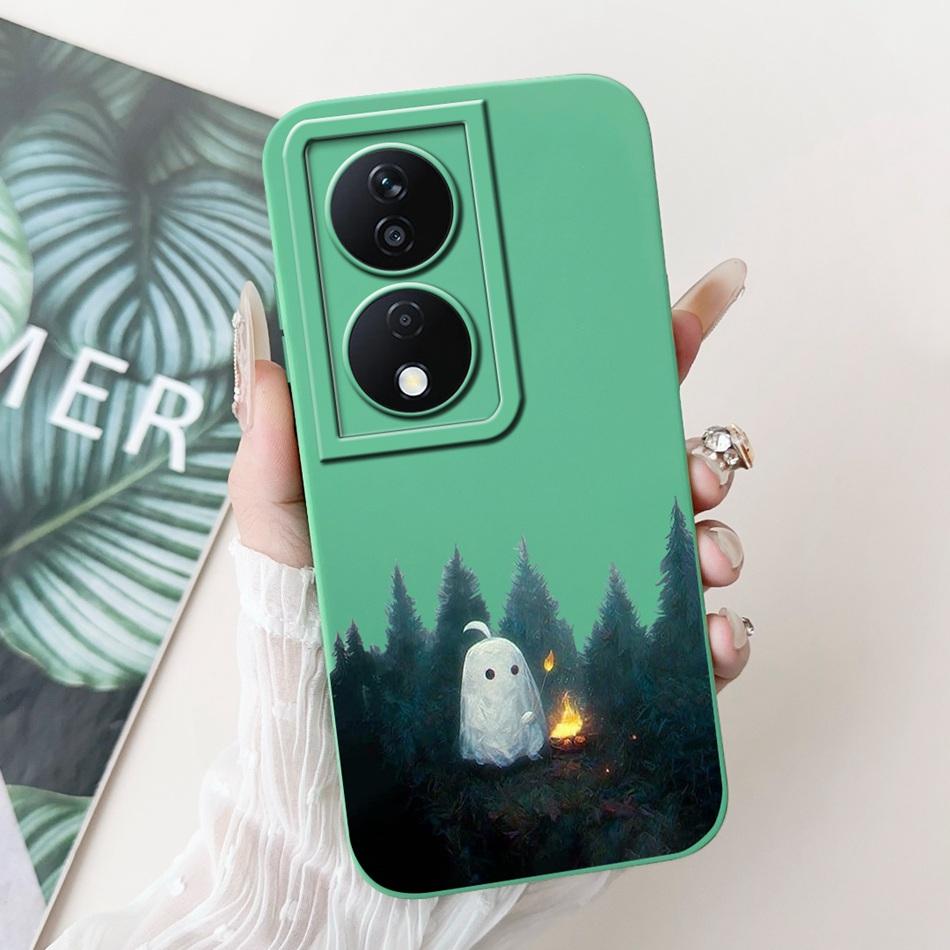 For Honor X7b Cute Panda Rabbit Cartoon Case HonorX7b X 7B 4G CLK-LX1 LX2 LX3 Camera Protective Soft Silicone Phone Cases
