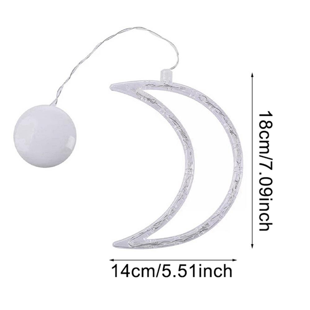 4pcs LED String Lights Room Party Festival Decorative Lights 3 AAA Batteries Powered